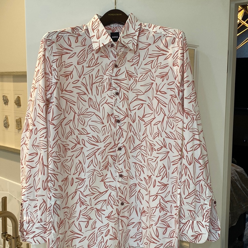 Men’s Hugo Boss spring dress shirt size neck 16.5.